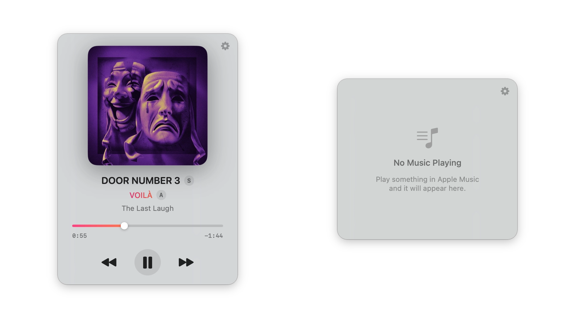 MusicMenu Screenshot